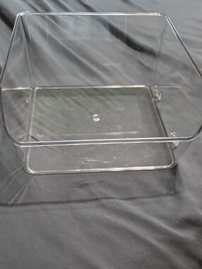 Clear Acrylic Storage Bin - Transparent Organizer